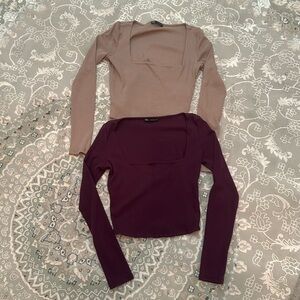 Zara/ Abercrombie crop tops lot